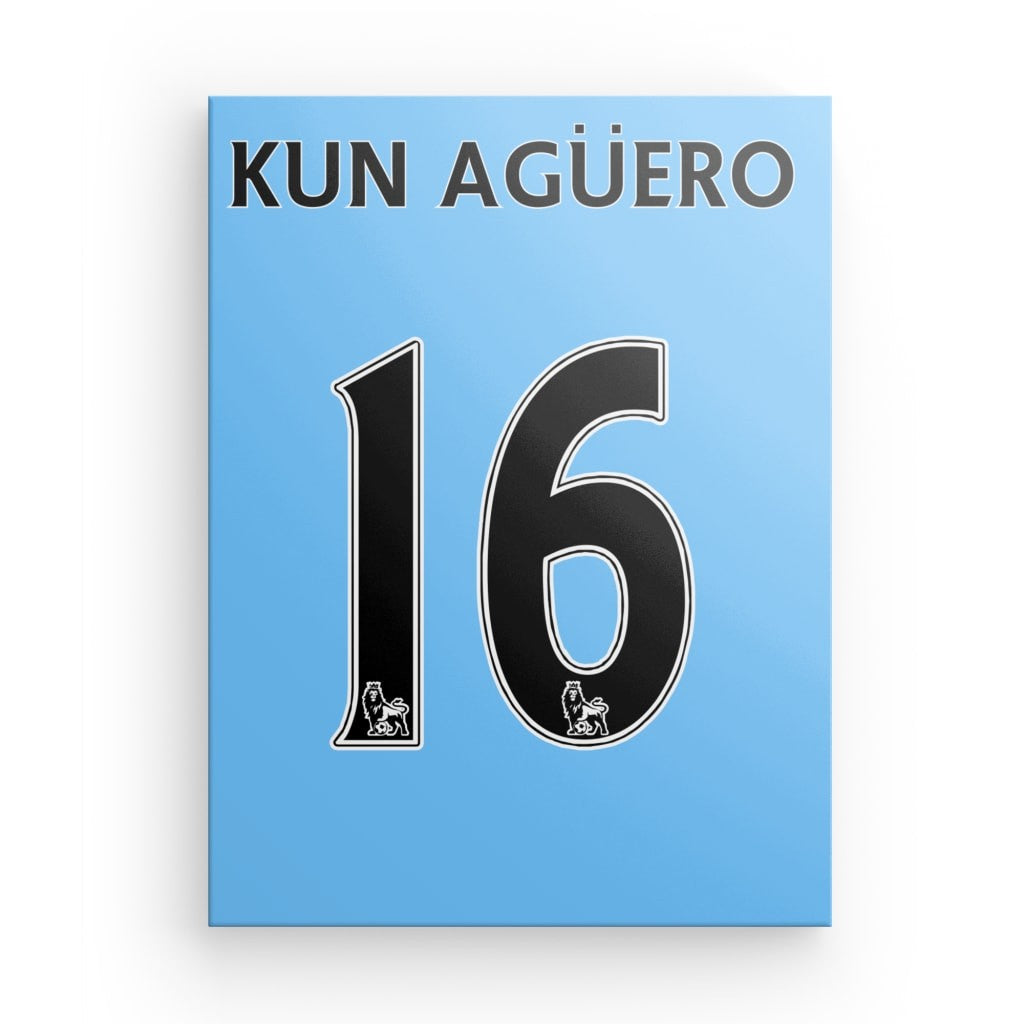 Aguero Manchester City Canvas