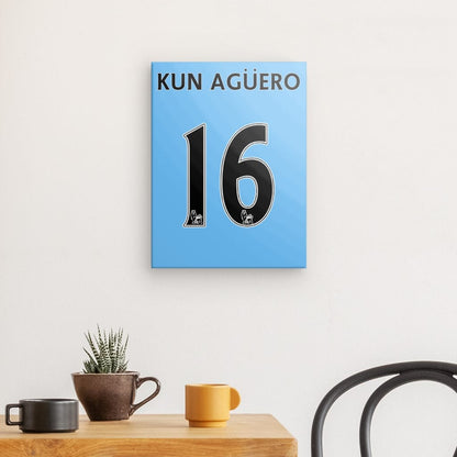 Aguero Manchester City Canvas