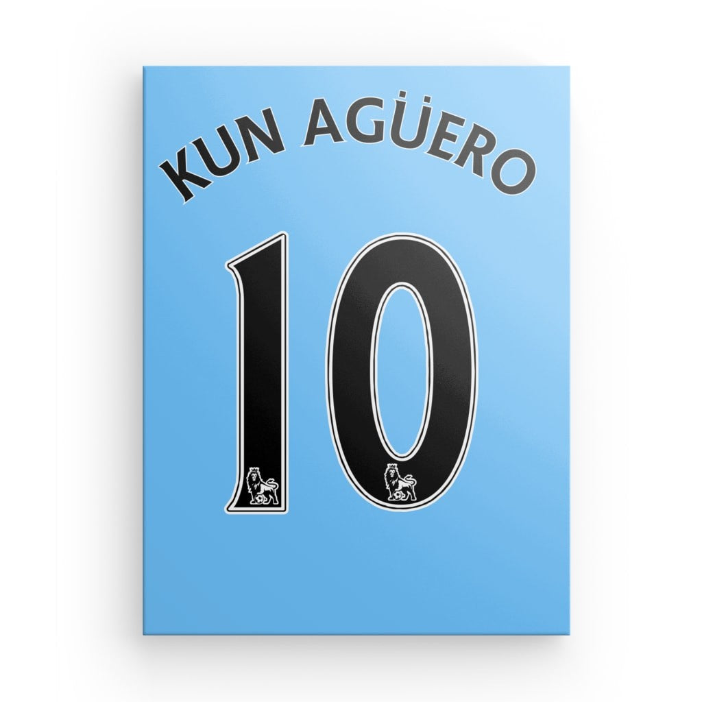 Aguero Manchester City Canvas