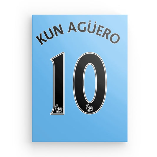 Aguero Manchester City Canvas