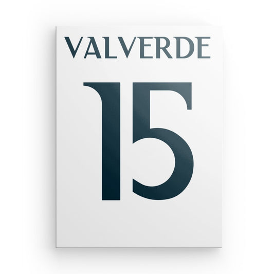 Valverde Real Madrid Canvas