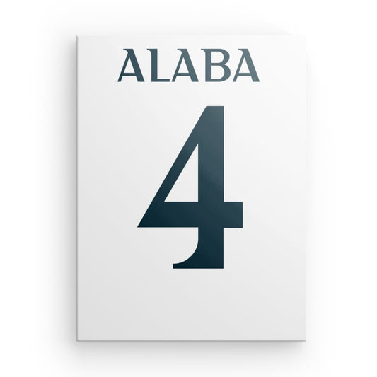 Alaba Real Madrid Canvas