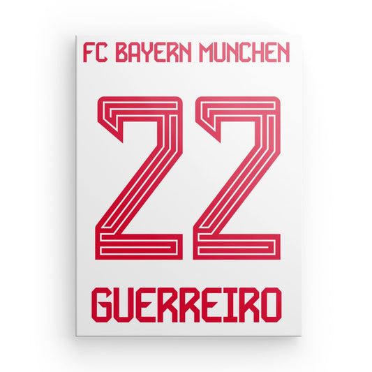 Guerreiro Bayern Munich Canvas