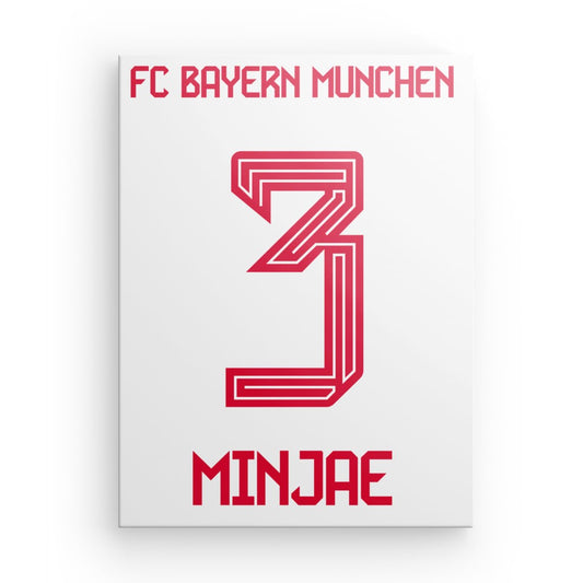 Kim Min-Jae Bayern Munich Canvas