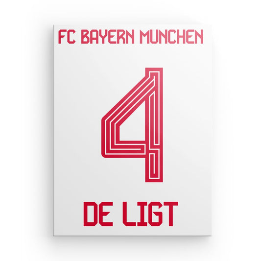 De Ligt Bayern Munich Canvas