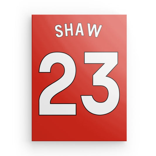 Shaw Manchester United Canvas