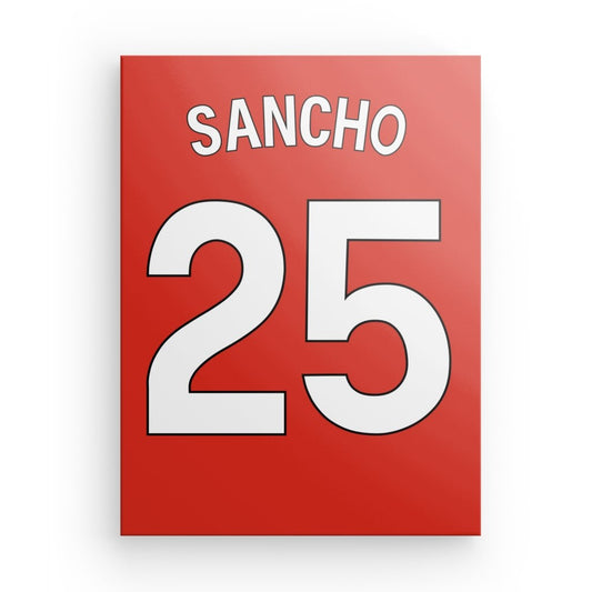 Sancho Manchester United Canvas