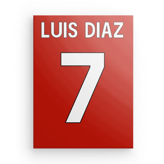 Luis Diaz Liverpool Canvas