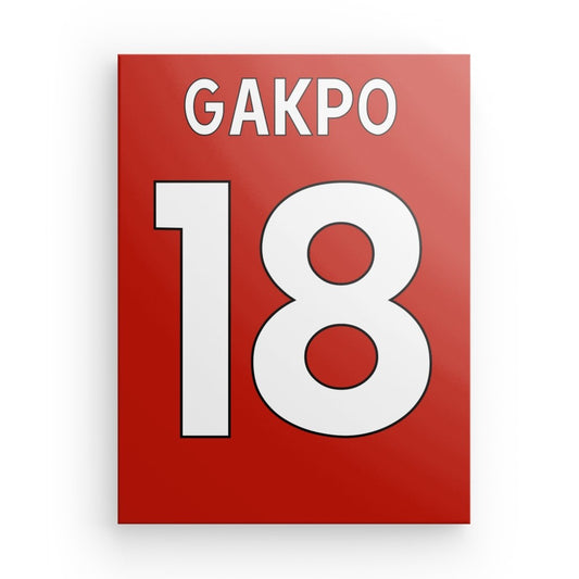 Gakpo Liverpool Canvas