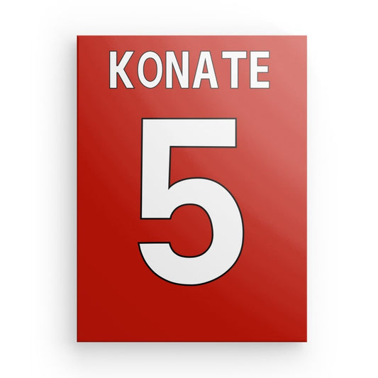 Konate Liverpool Canvas